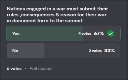 War document proposal